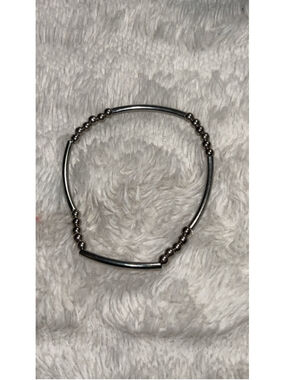 Women's Unbranded Silver Beaded Bracelet One Size